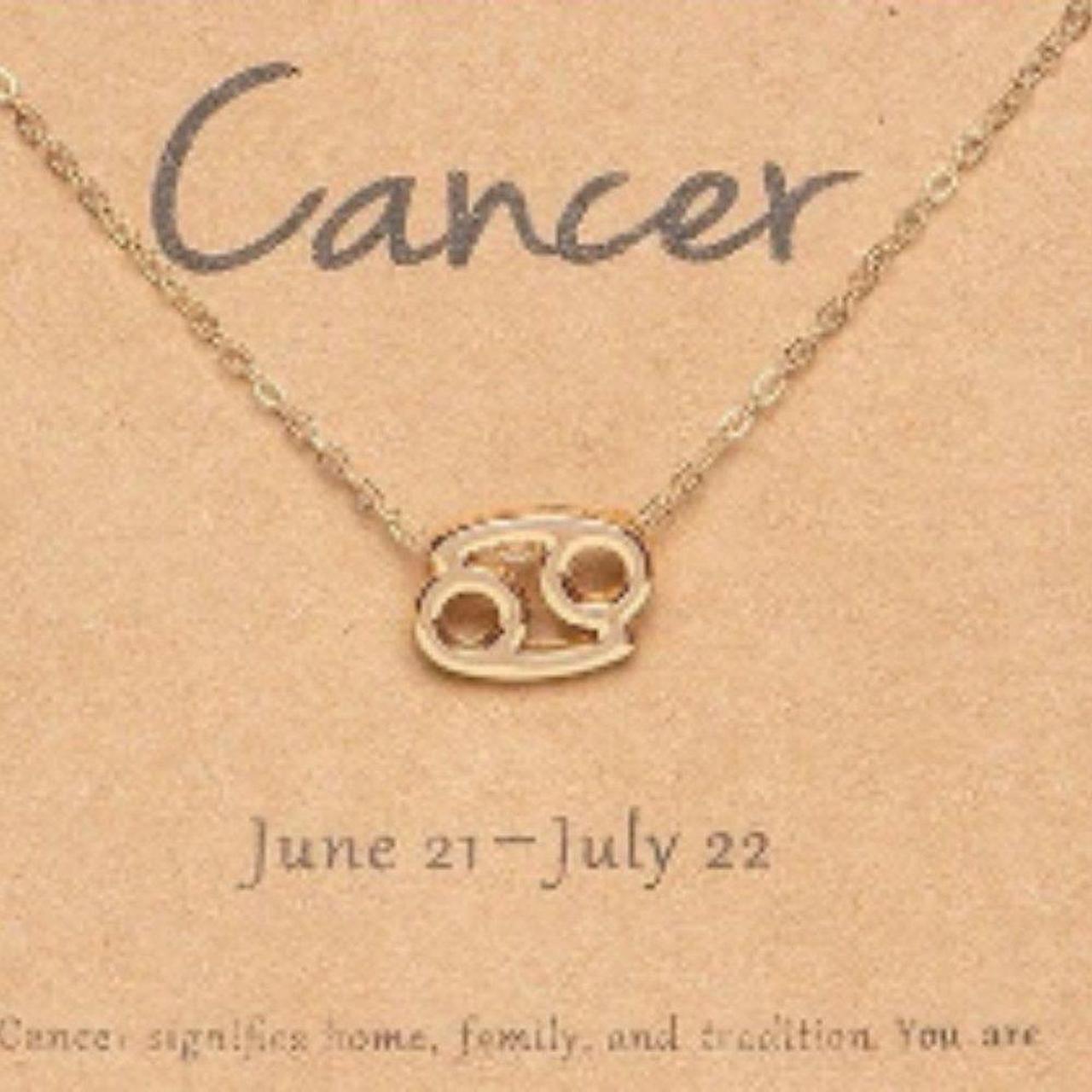 Minimalist Silver Cancer Necklace for Women: A Stylish and Meaningful Way  to Show Your Zodiac Pride