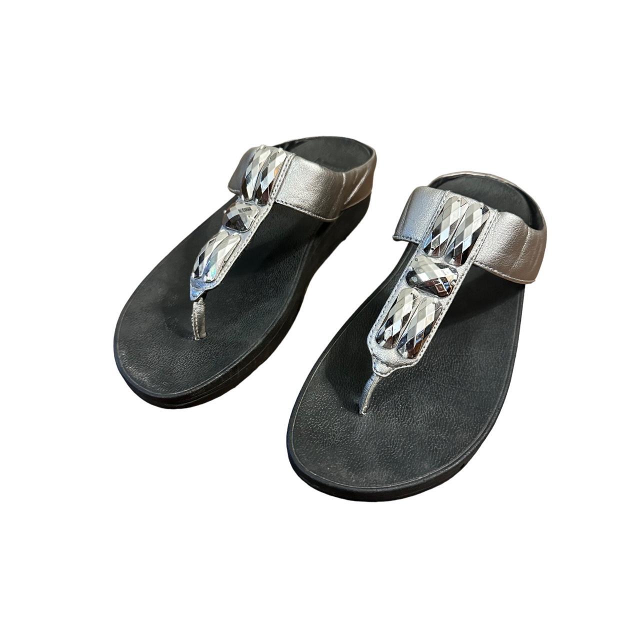 fitflop silver sneakers