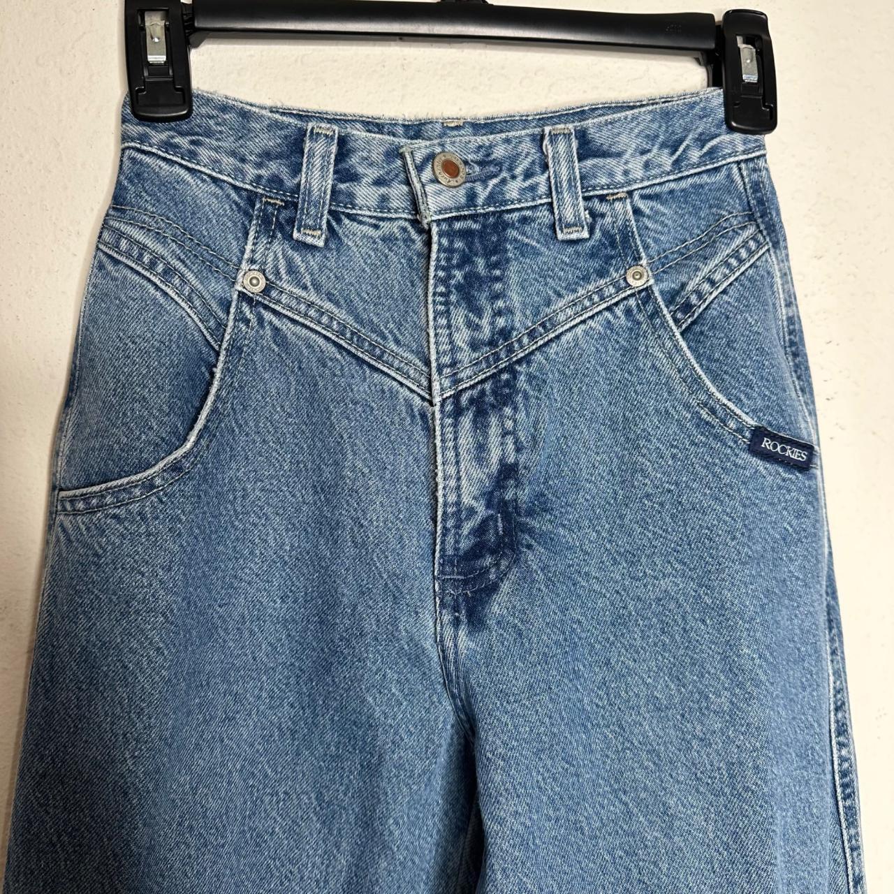 Rockies Vintage 90's jeans blue denim jeans... - Depop