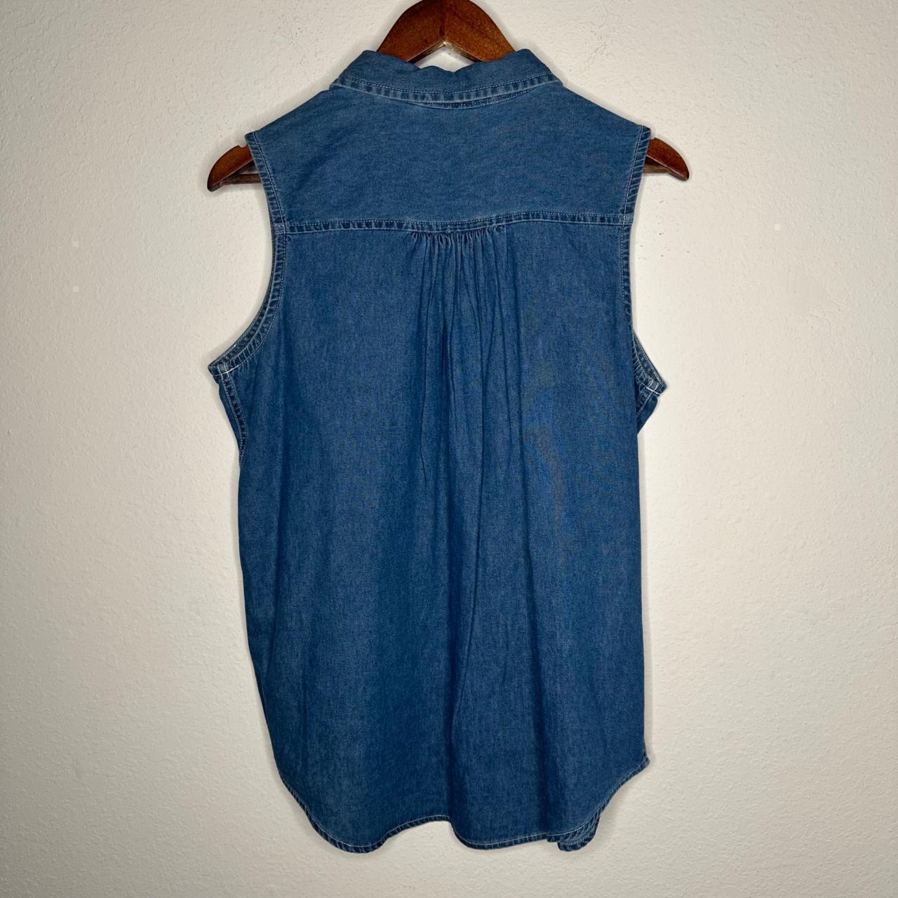 Basic Editions Women's Shirt - Blue - L – Basic E… - image 7