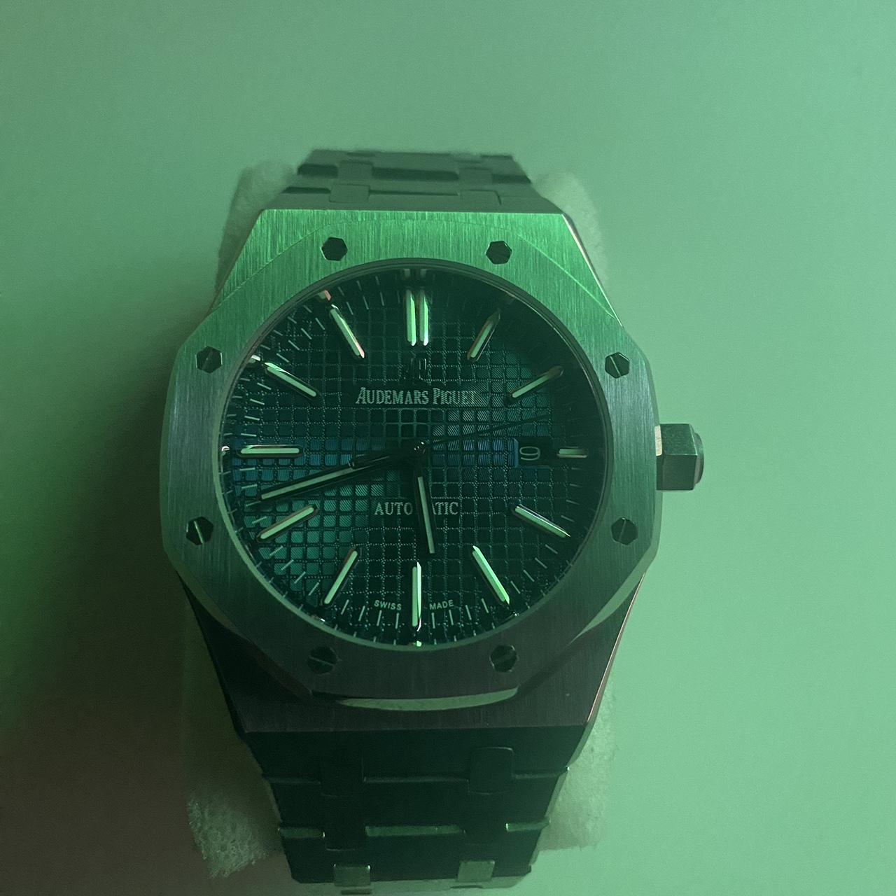 Ap blue dial automatic watch brand new has a tiny... Depop