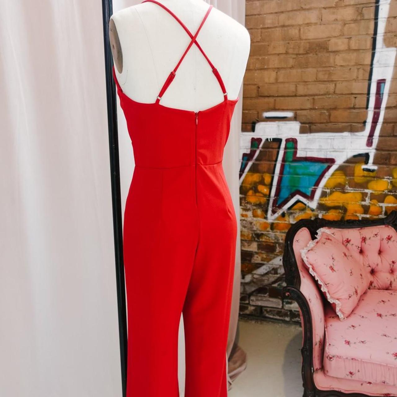 Red discount jumpsuit nordstrom