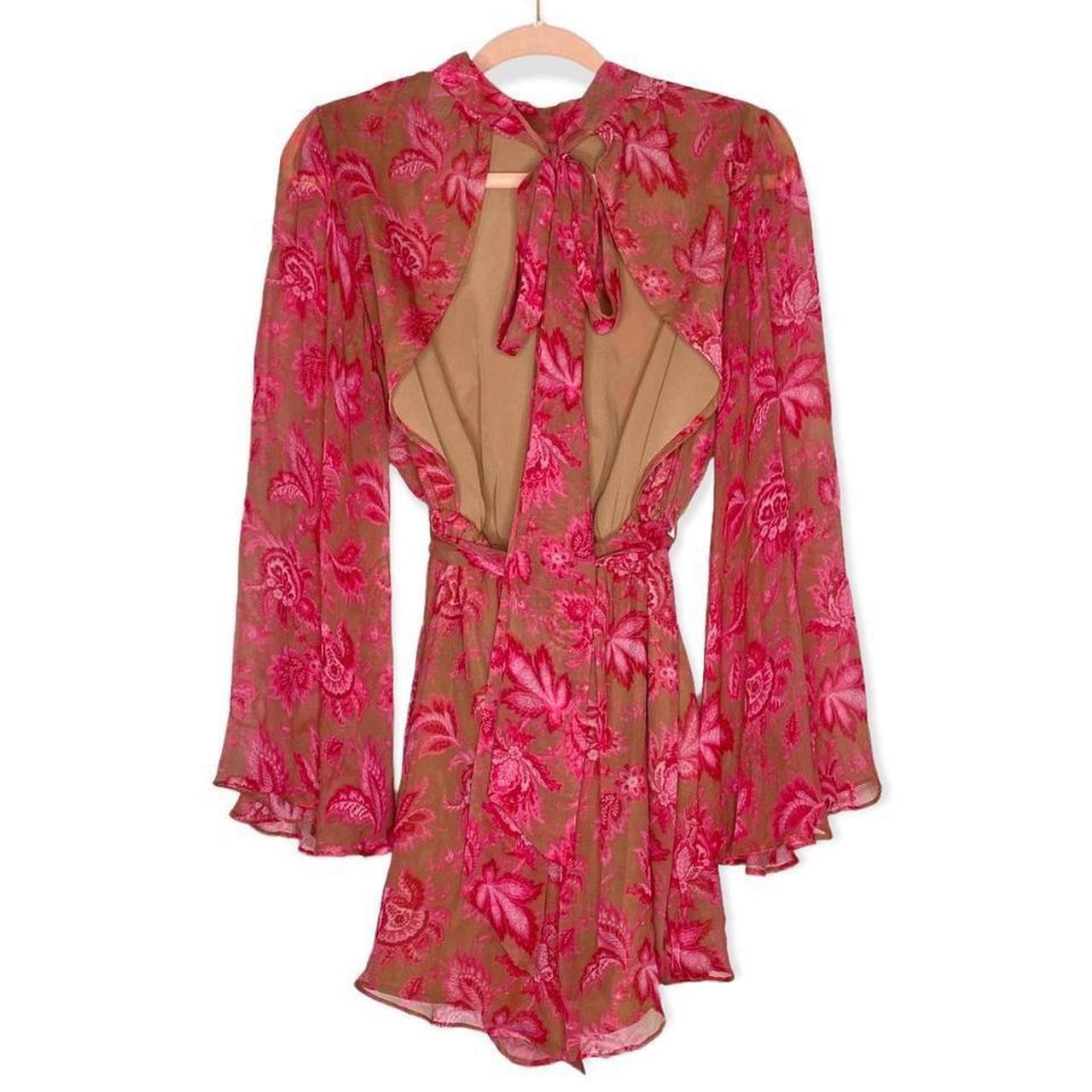 Zimmermann Women's Pink and Brown Playsuit-romper (2)