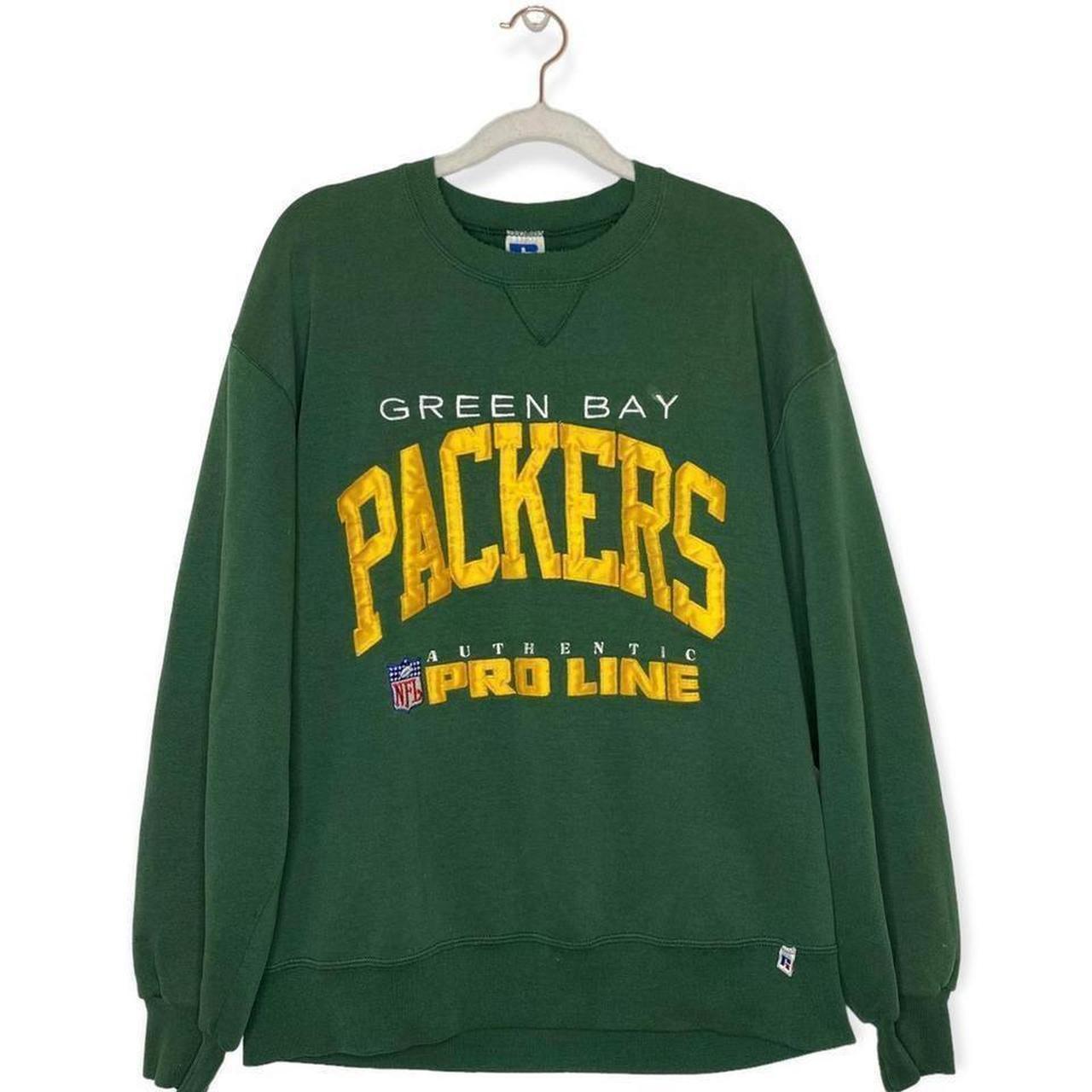 Vintage Green Bay Packers Sweatshirt Green Bay - Depop