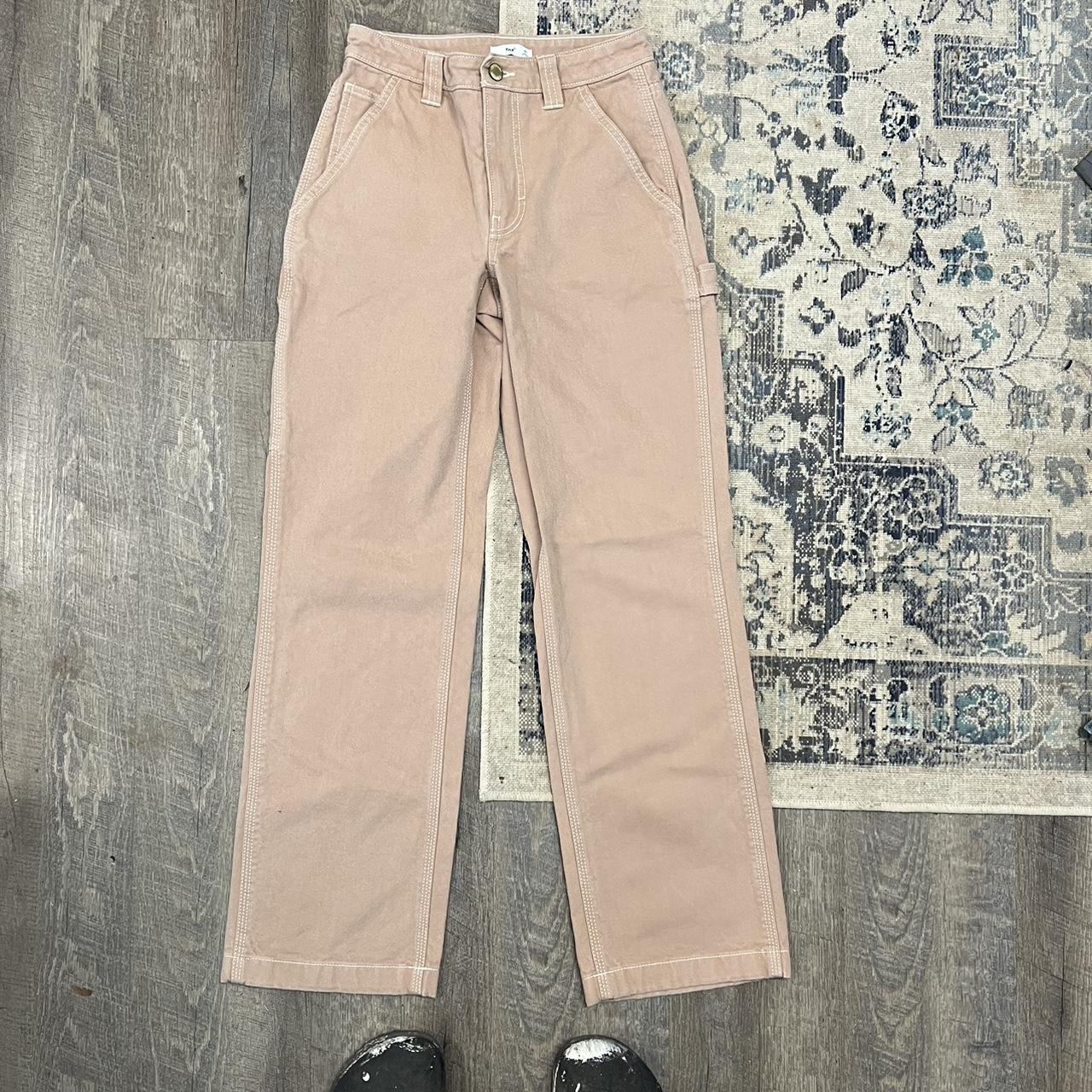 Aritzia tan cargo pants retro style Size 00 Depop