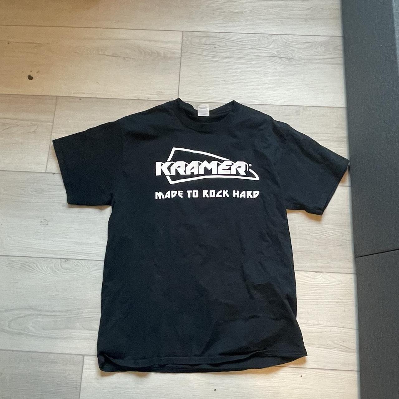 Vintage Kramer guitar shirt Size large metalhead... Depop