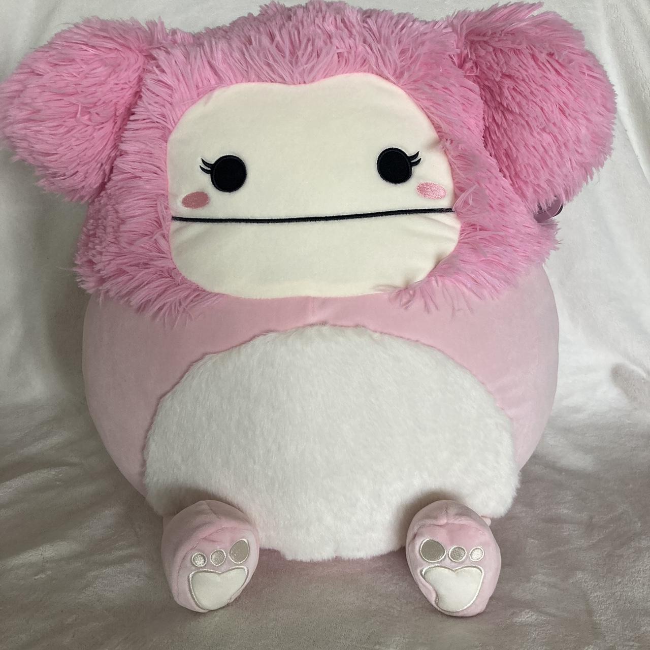 Squishmallows White and Pink Stuffed-animals | Depop