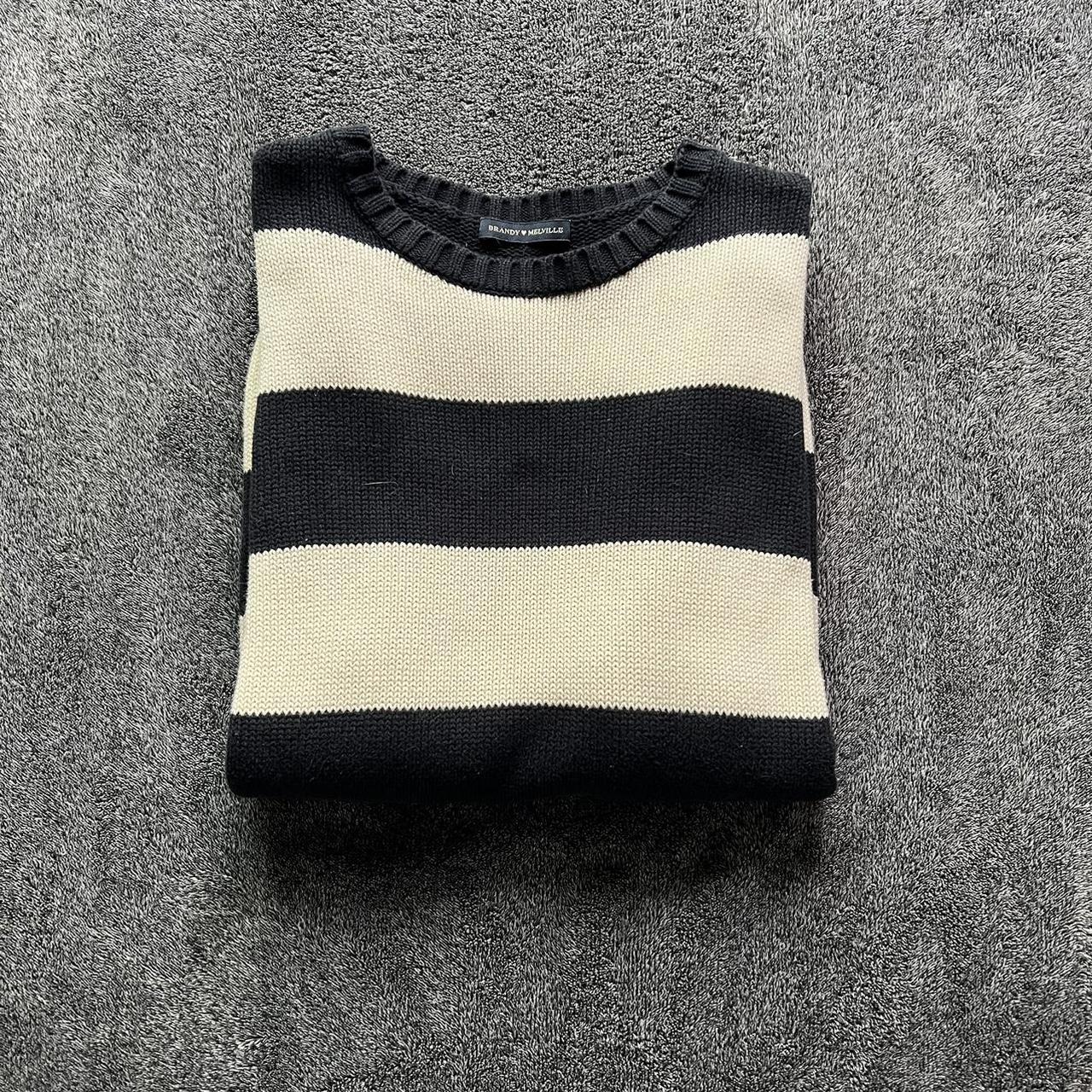 brandy melville striped sweater one size - Depop