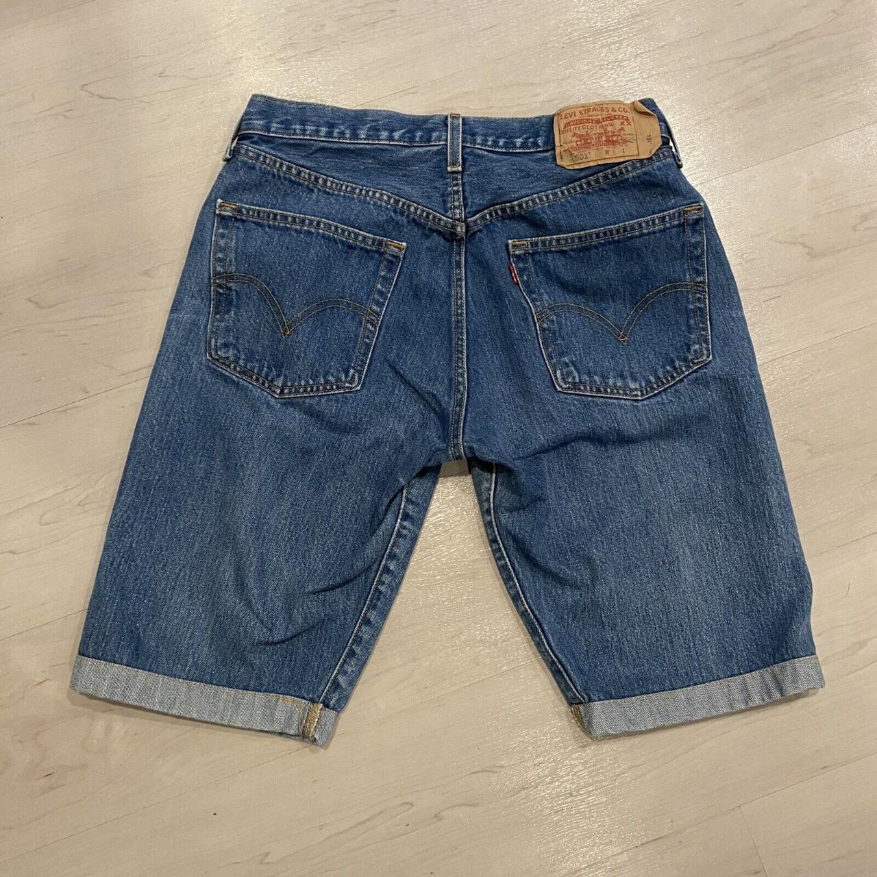 Levi's Men's Blue Shorts | Depop