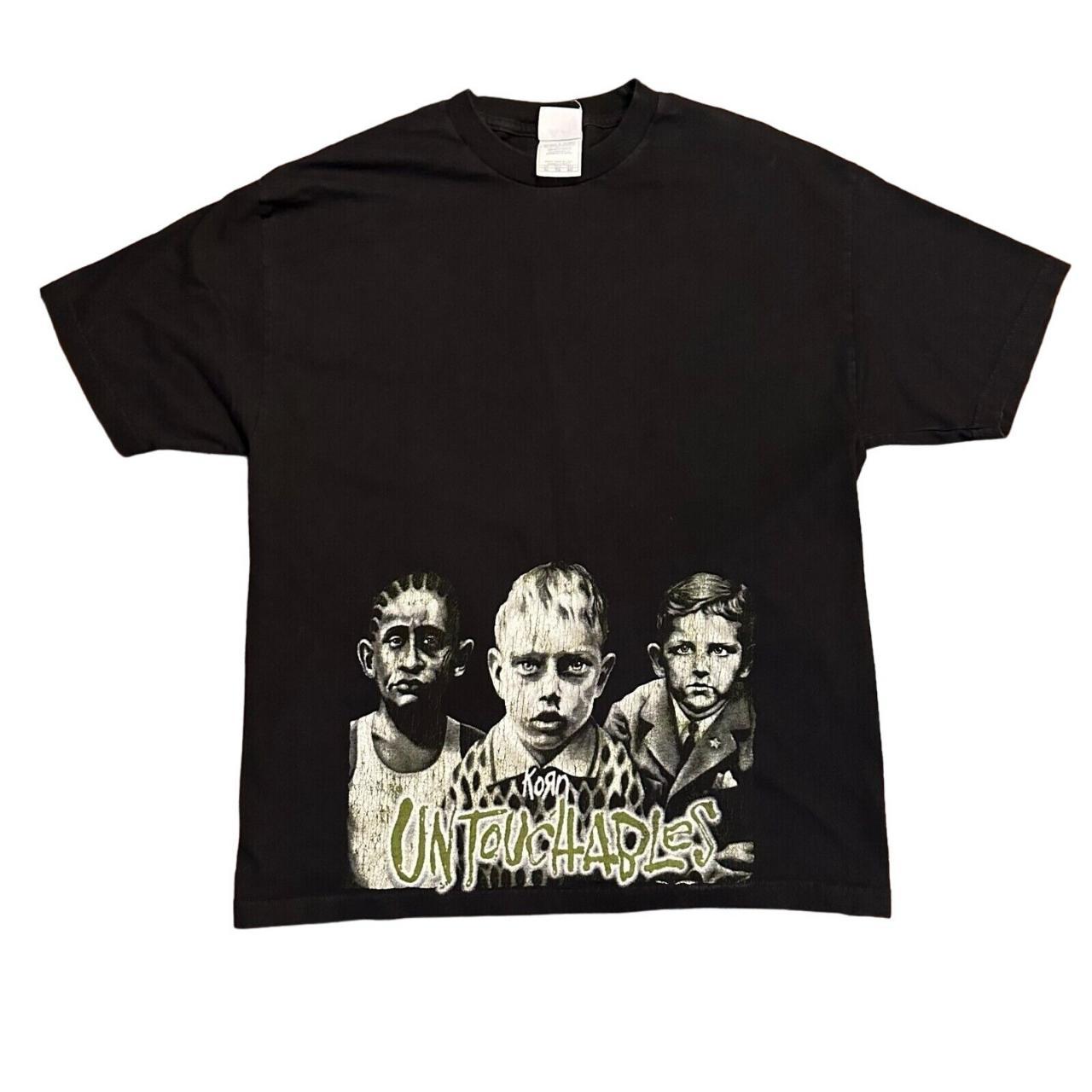 Vintage Korn Corn Band Tee Untouchables TShirt Mens... Depop