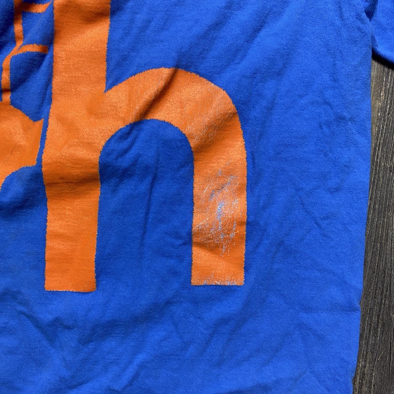 Brockhampton Men's Blue and Orange T-shirt (3)
