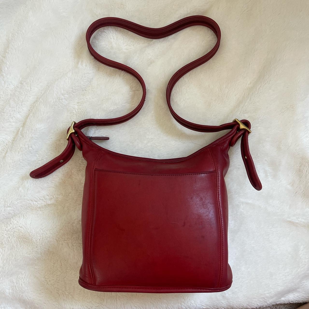 Vintage red coach comes with hang tag. Has some | Depop