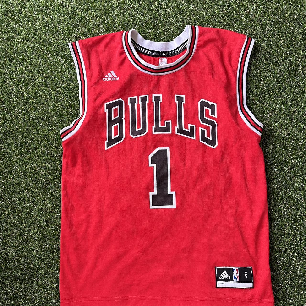 Small drose Chicago bulls jersey MVP rose Goat... - Depop