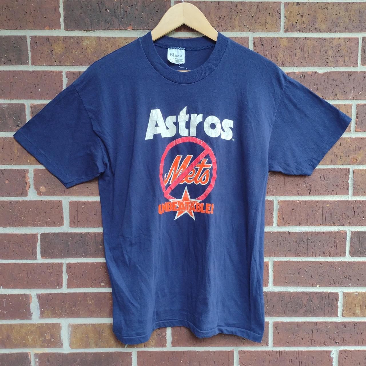 Vintage 80s Houston Astros Single Stitch MLB Sports - Depop