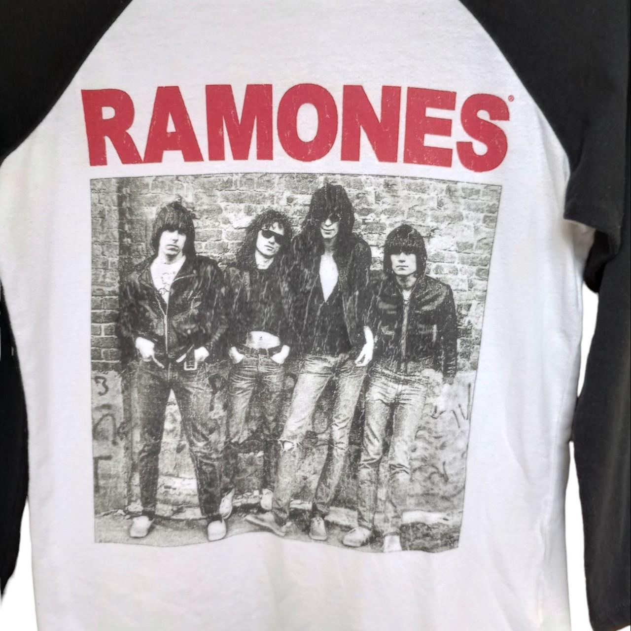 Bravado Ramones long sleeve band t-shirt size small... - Depop