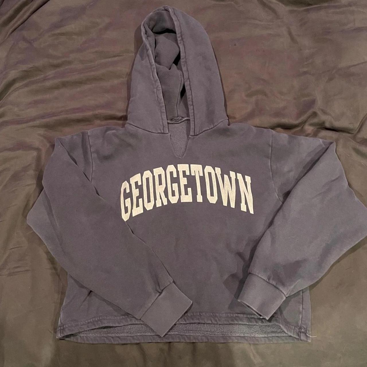 really cute cropped brandy hoodie, blue grayish Depop
