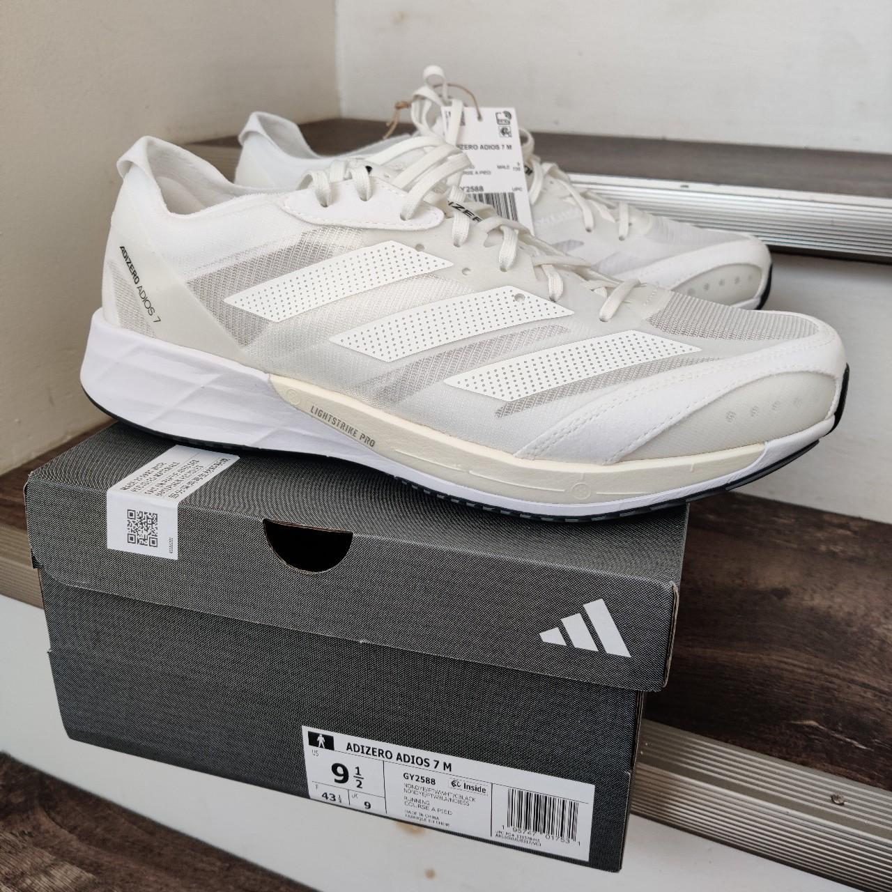 Adidas adios 7 all white Brand new pair of Adidas,... - Depop