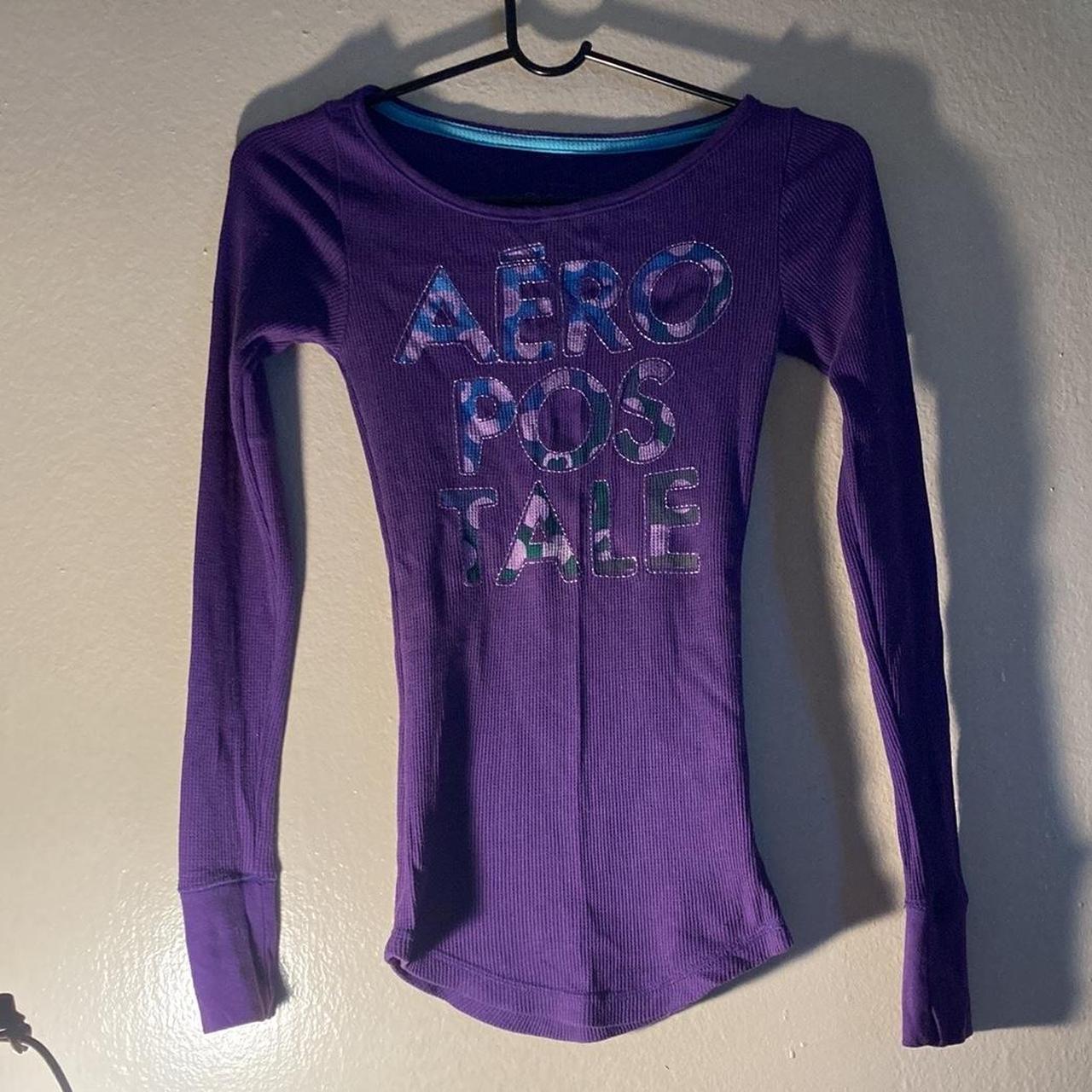 aeropostale shirts for girls purple