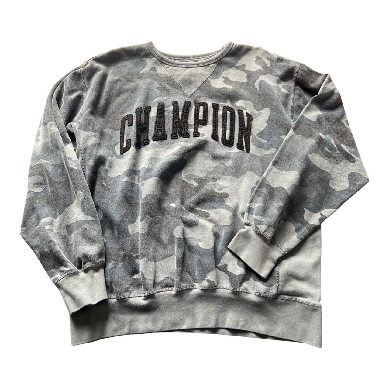 Camo champion hot sale sweatshirt