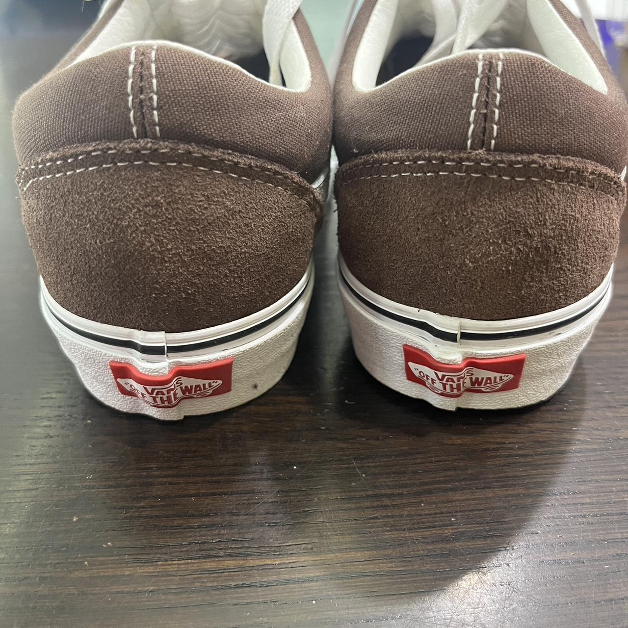 Vans Men's Brown and White Footwear | Depop