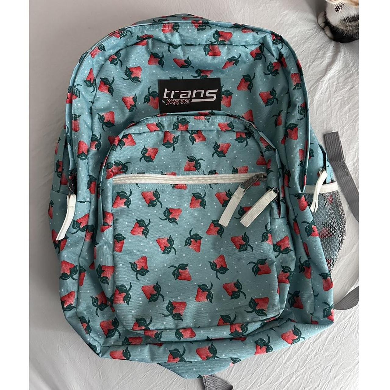 Strawberry JanSport Backpack 🍓 Depop