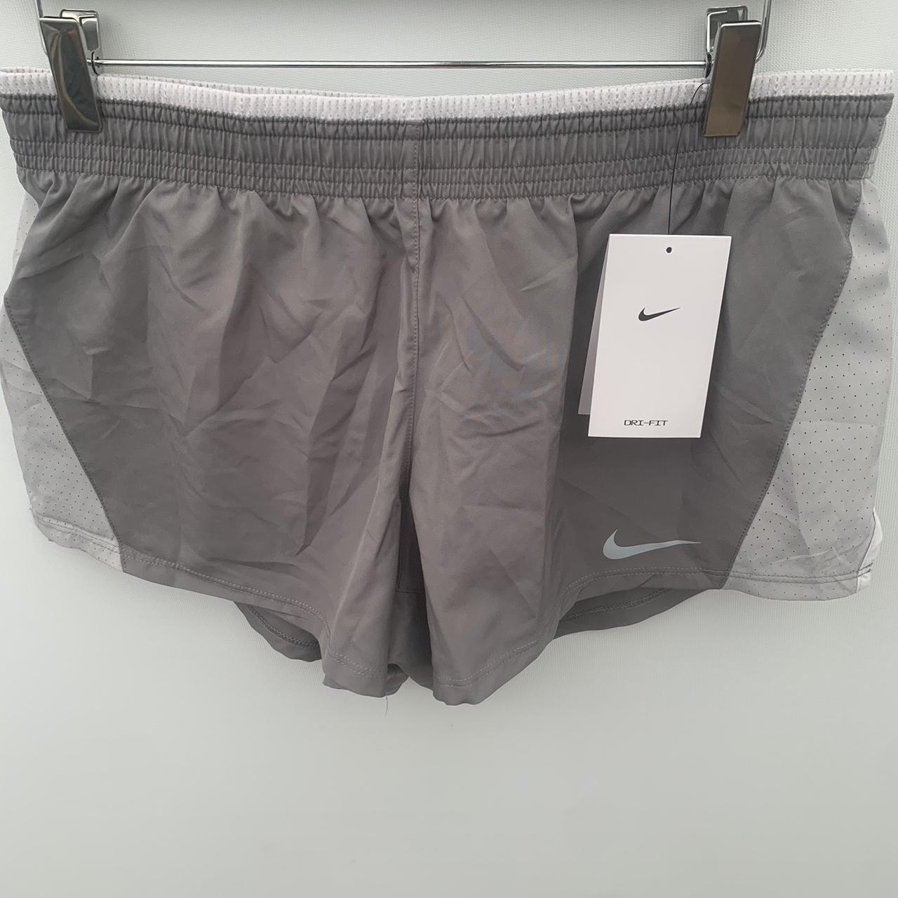 Nike Womens DriFIT Lined Netted Running Shorts In... Depop