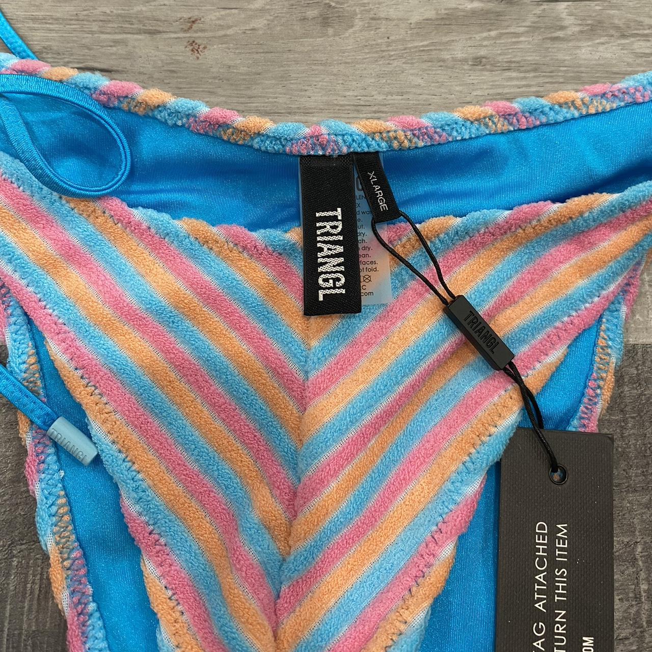 VINCA Sherbet Stripe from Triangl Swimwear. Size XL