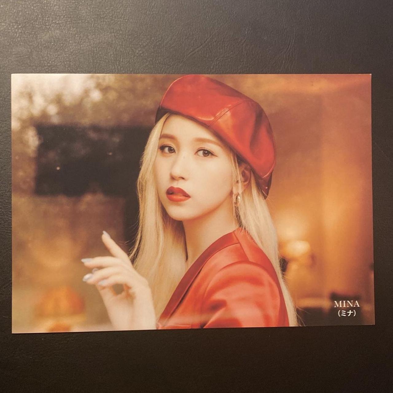 TWICEチェキ　ミナ　better Twice Mina Better Japan Flyer Tower Records | Depop
