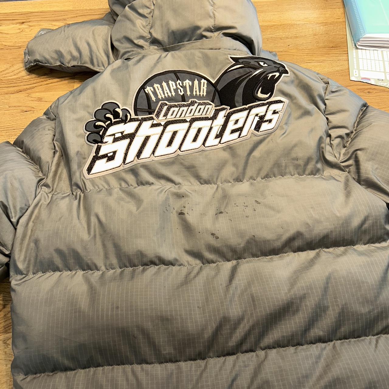 Trapstar shooters hooded puffer jacket reflective | Depop Trapstar shooters hooded puffer jacket reflective | Depop
