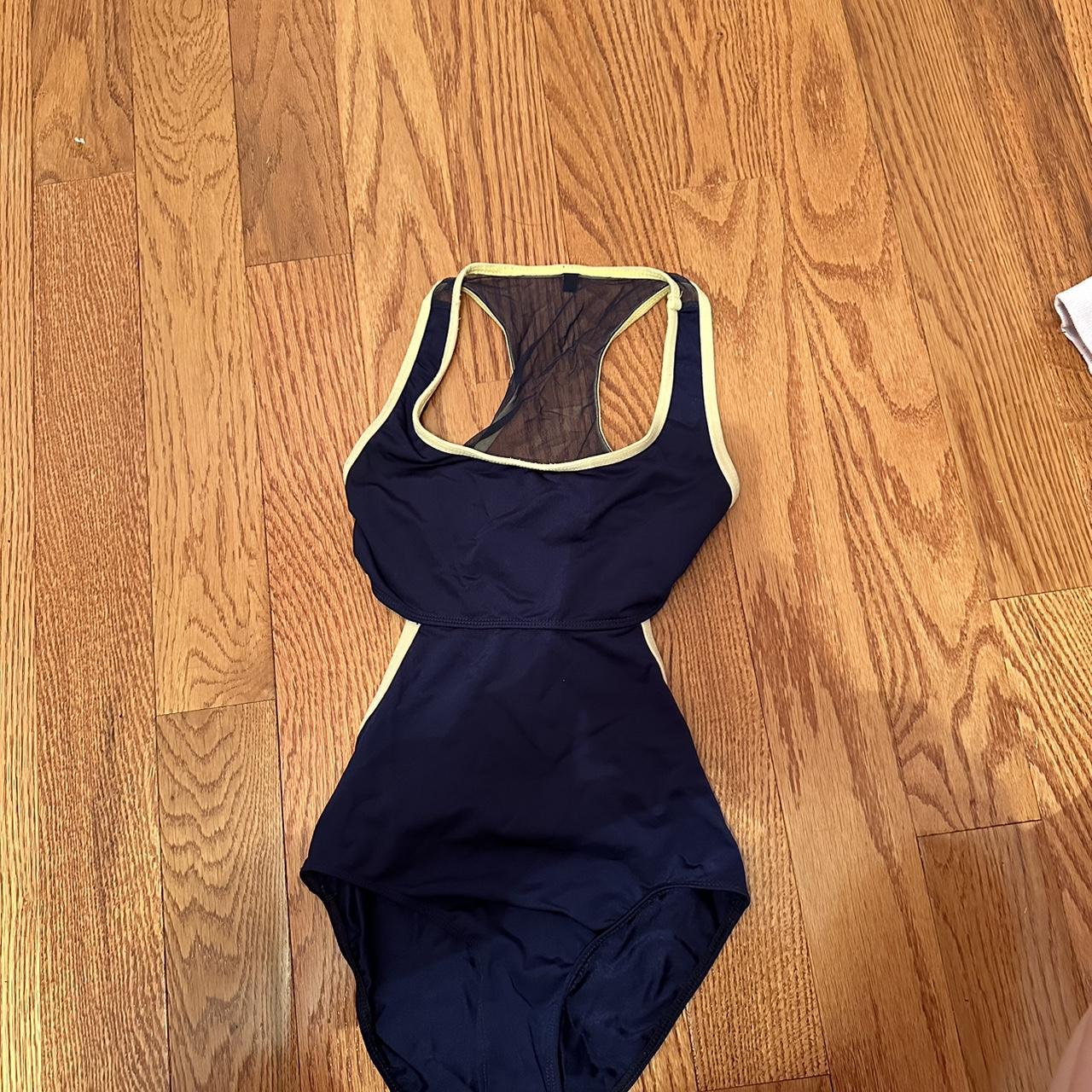 Capezio Women's Navy and Purple Underwear Depop