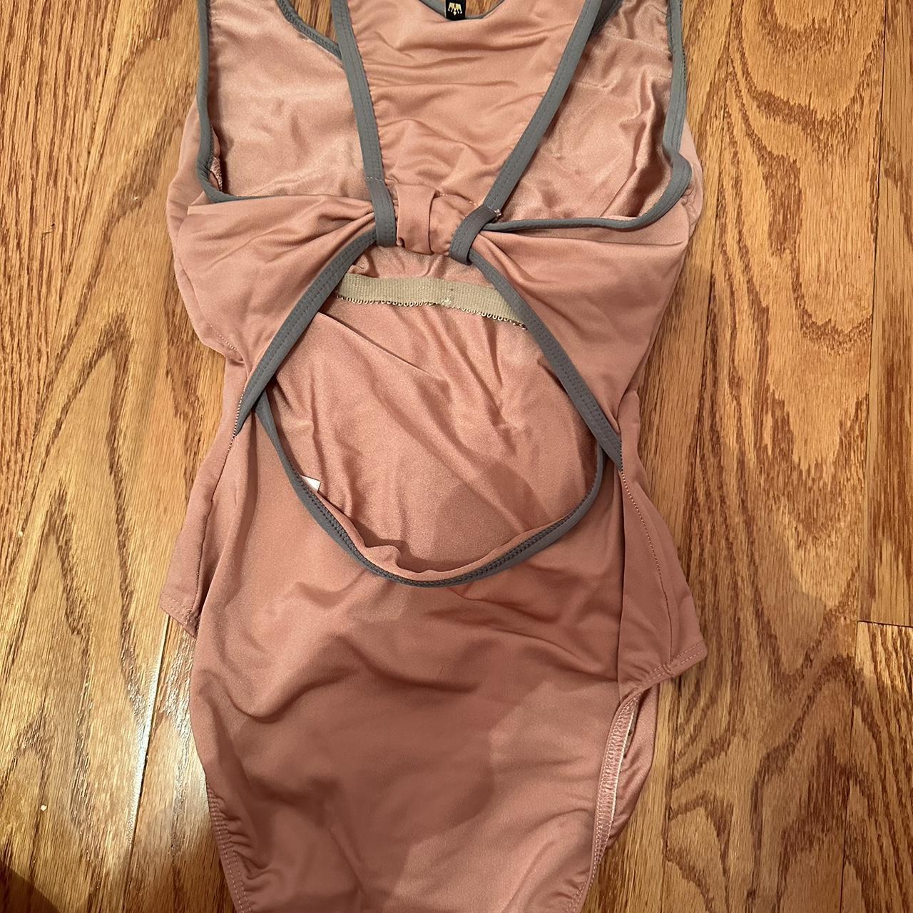 Capezio Women's Pink and Blue Underwear Depop