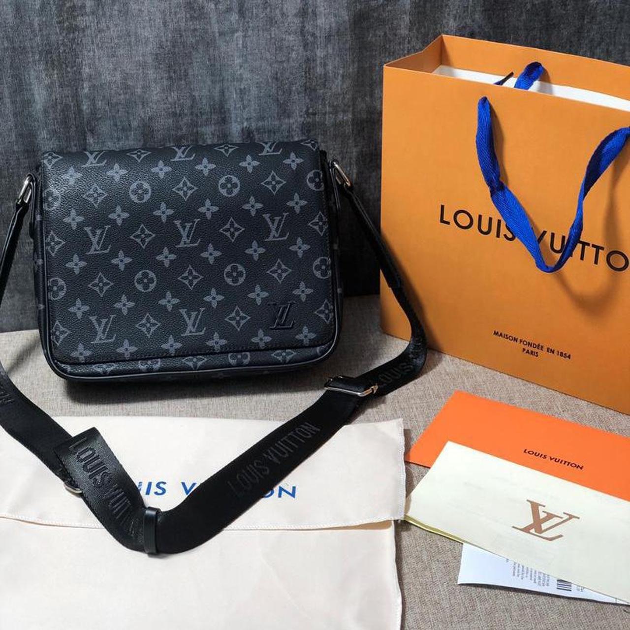 Louis Vuitton Men's Black Bag | Depop