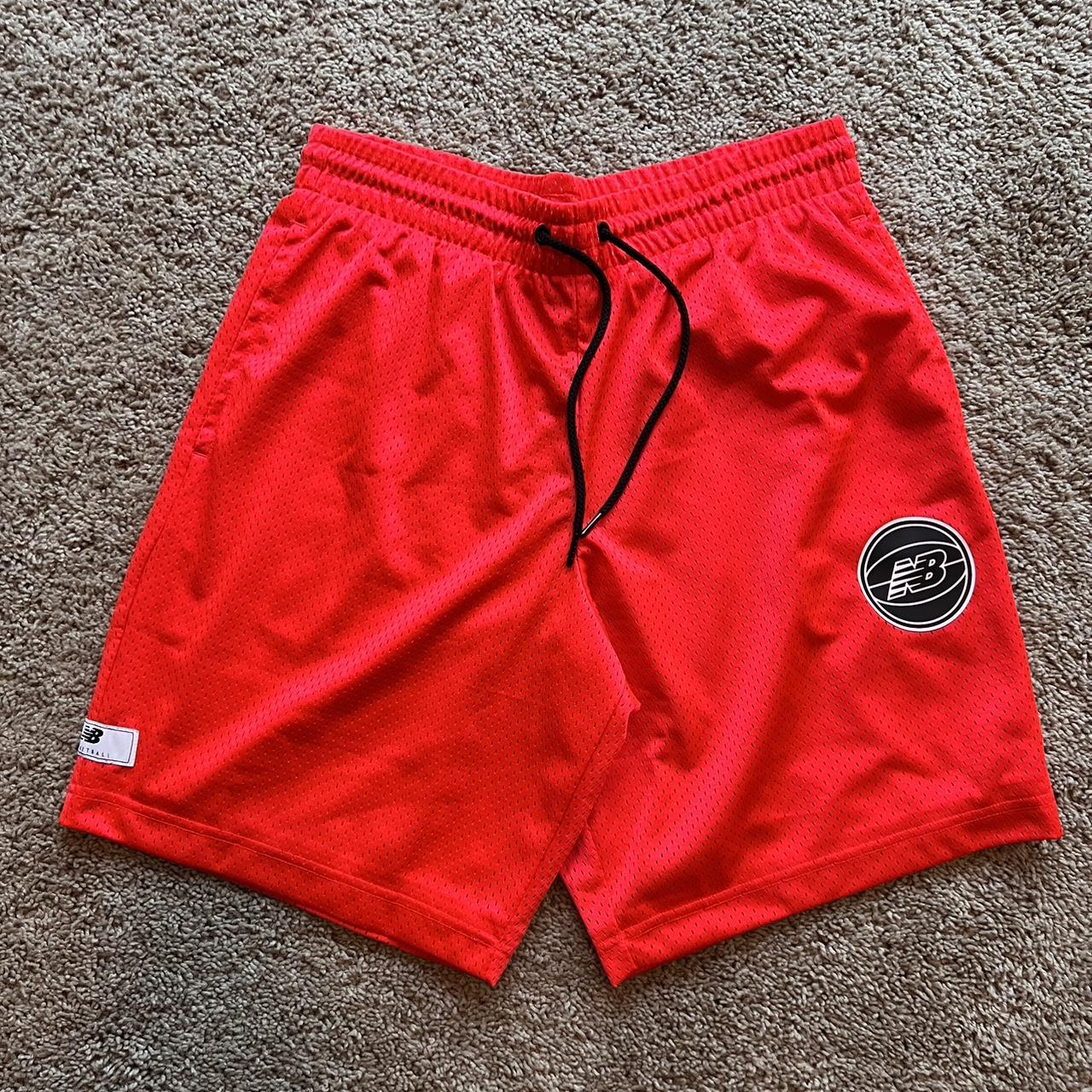 New Balance Basketball Shorts - RED Men’s Large... - Depop