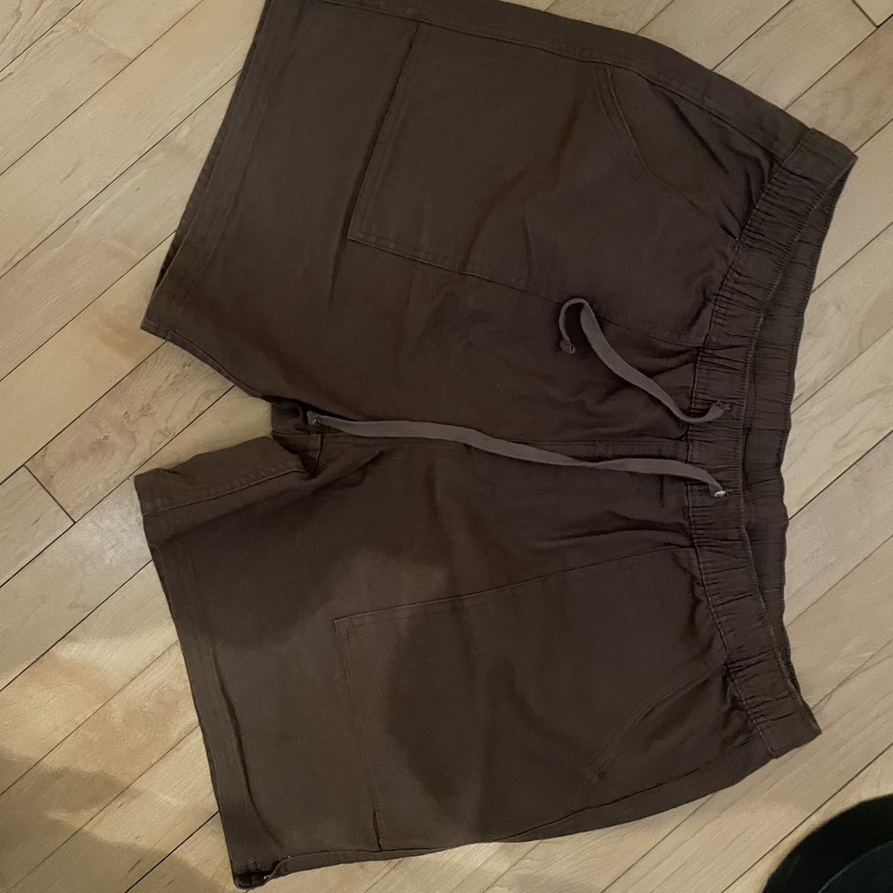 Katin trails shorts (2 pairs) brown & olive. Size - Depop