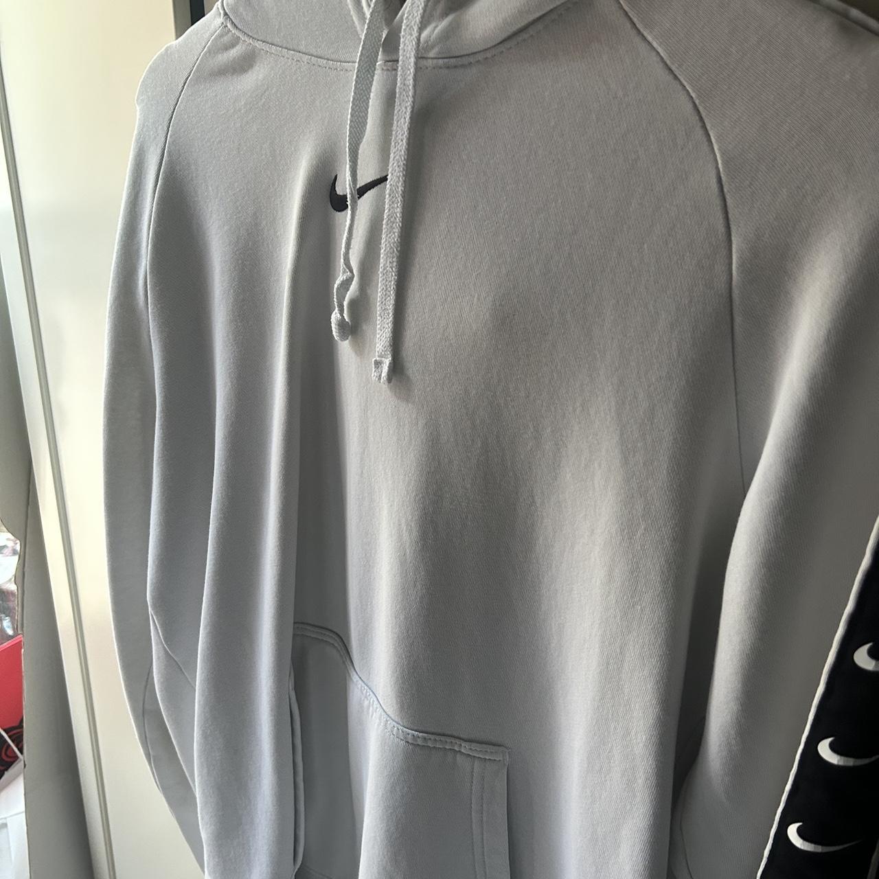 swoosh tape hoodie