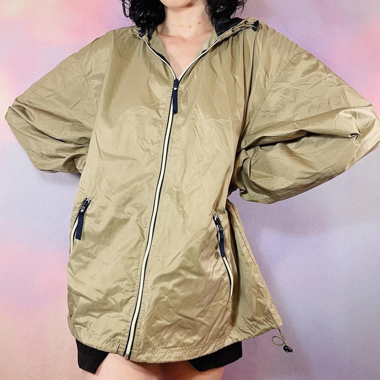 Tan hot sale windbreaker jacket