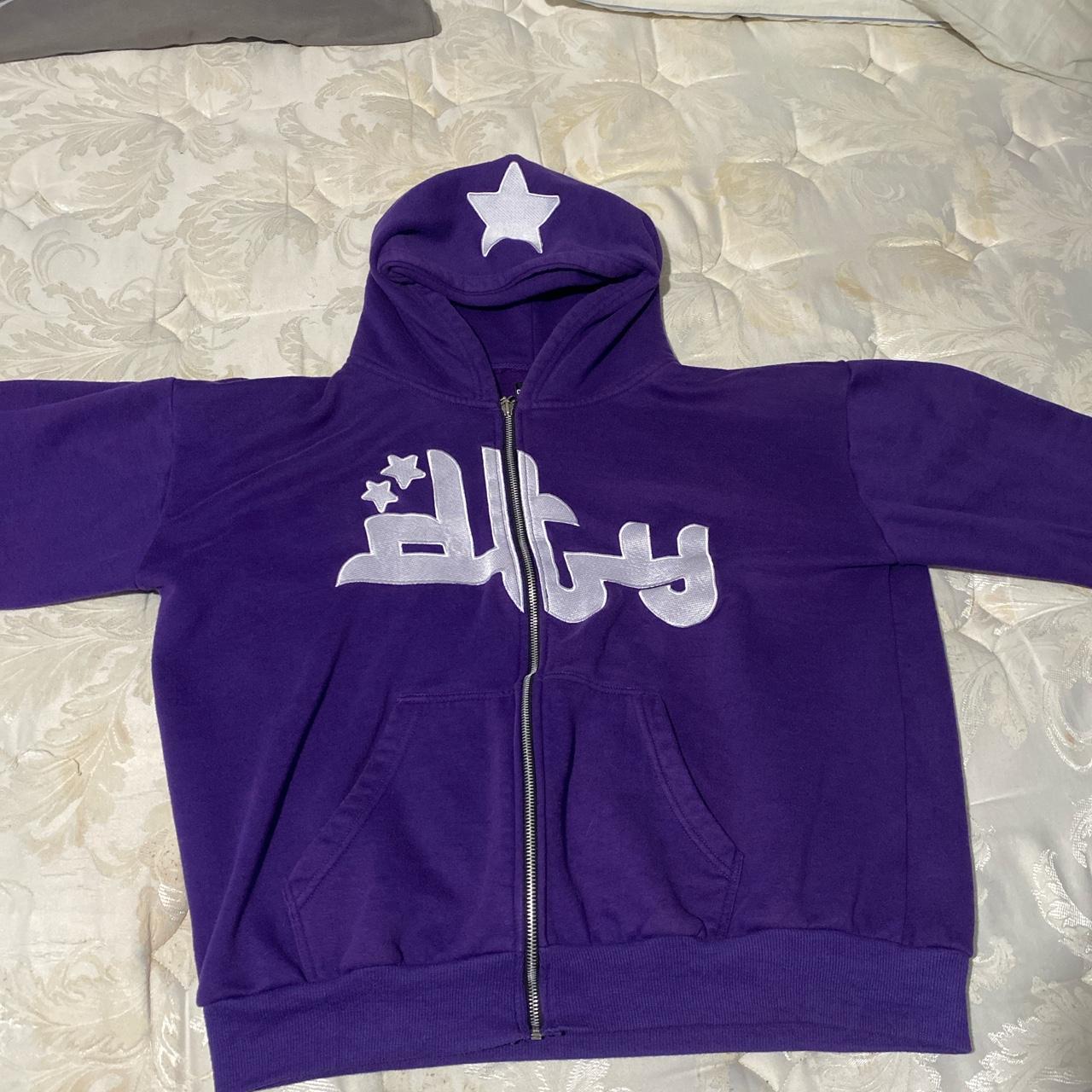 Divide The Youth Purple Zip Up Size... - Depop