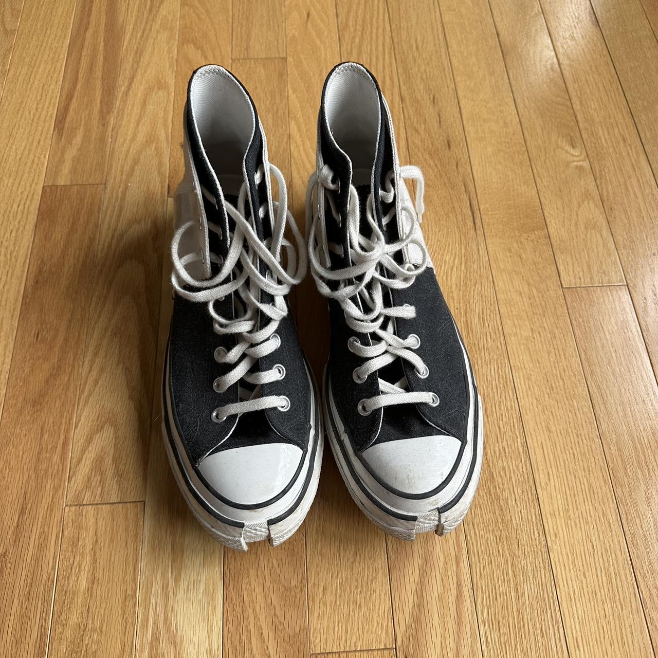 Feng Chen Wang Men's Black and White Trainers (3)