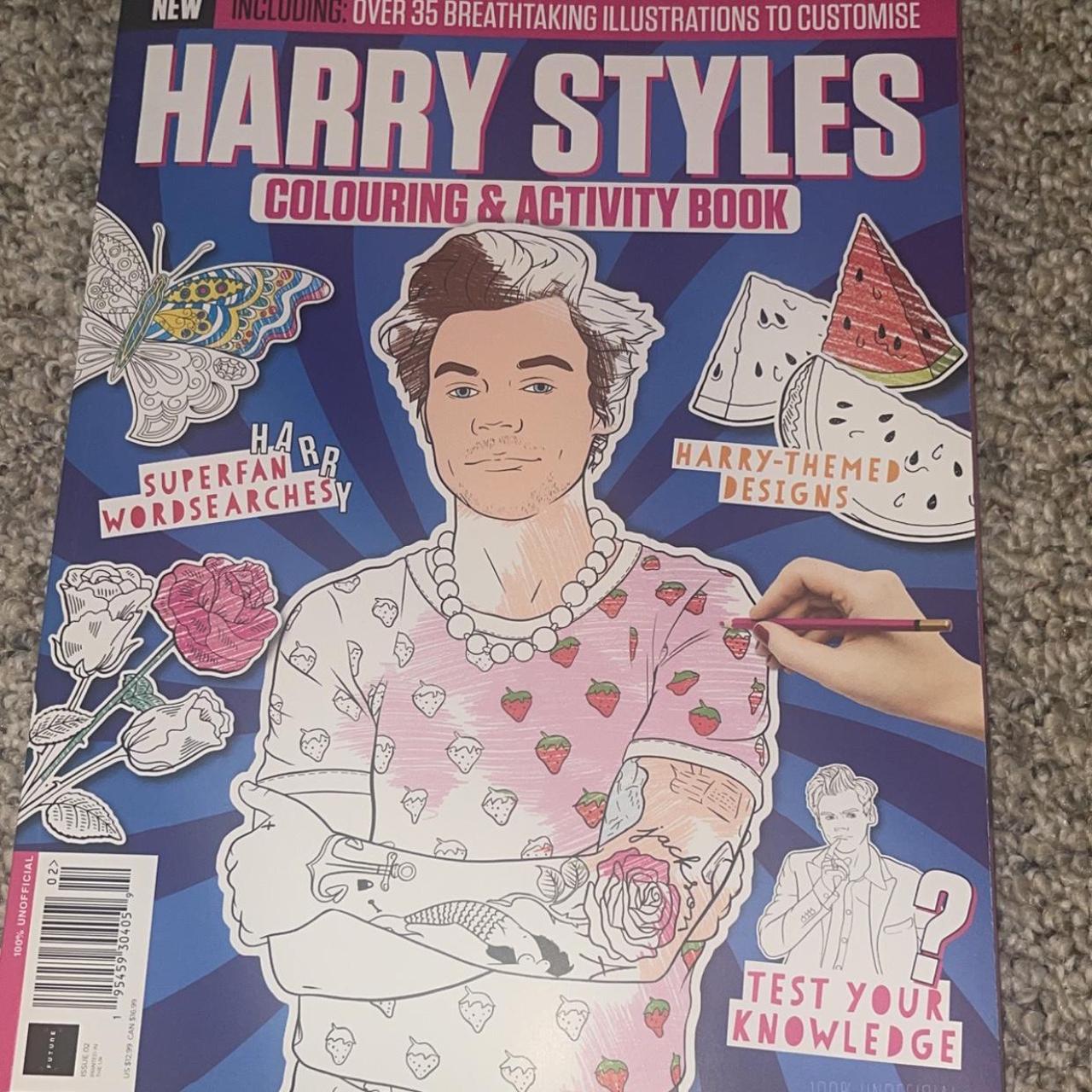 Harry styles coloring/ activity book brand new - Depop