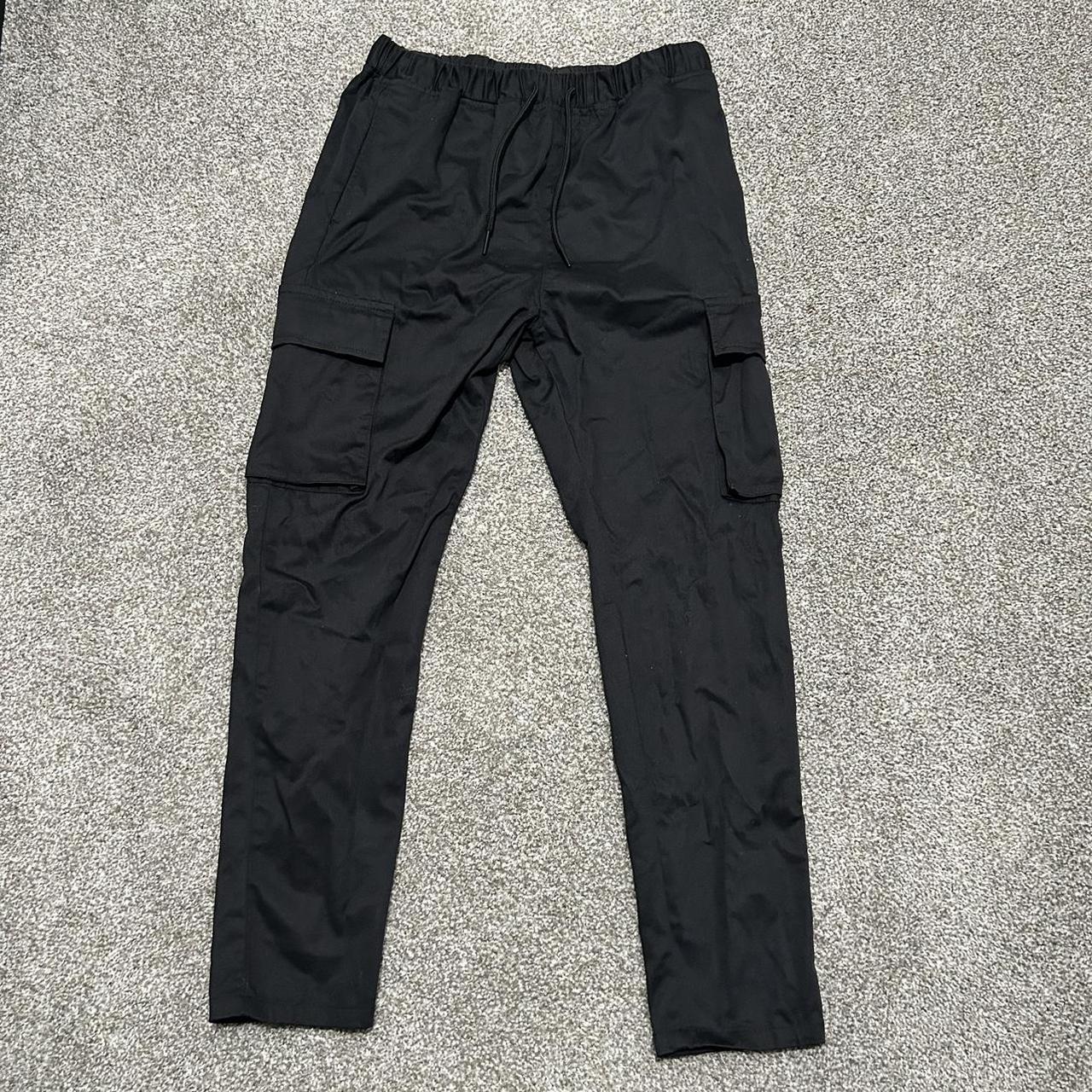 Boohoo Men S Black Trousers Depop