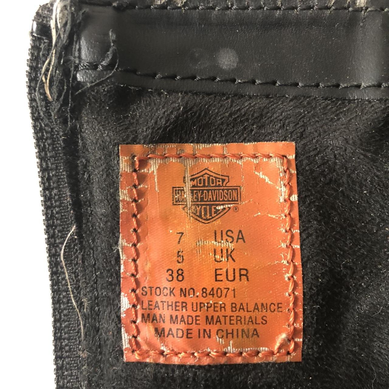 Harley Davidson leather motorcycle boots Strap and... Depop