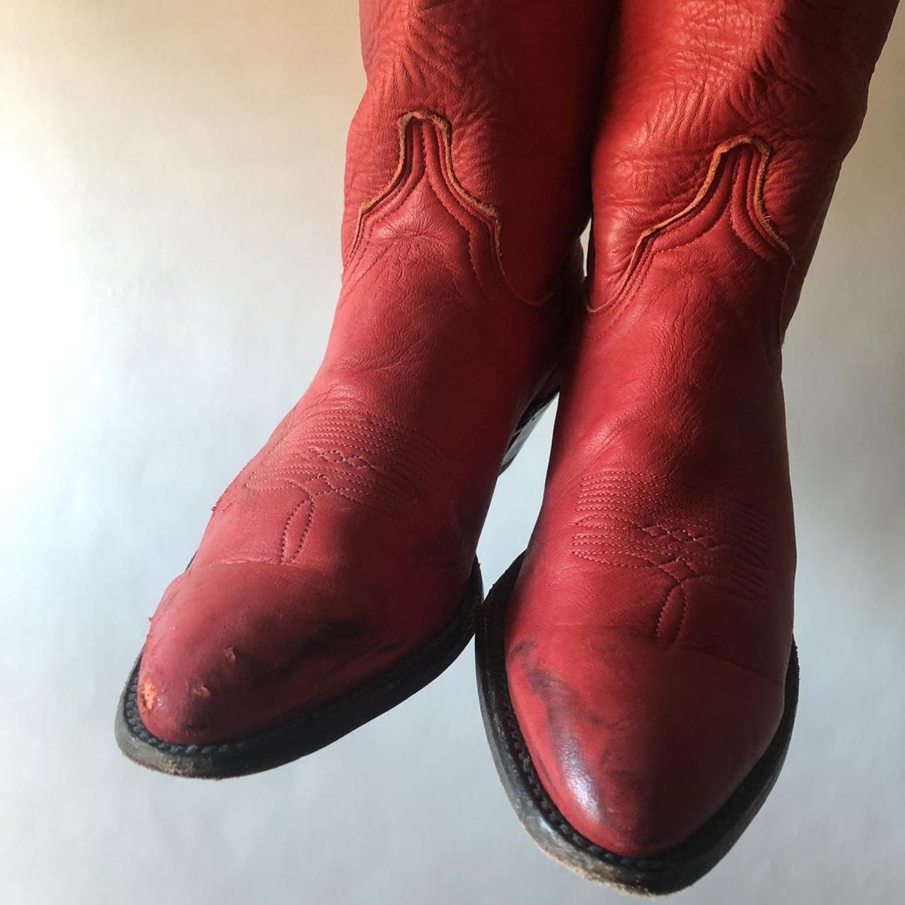 Frye Women's Red Boots (2)