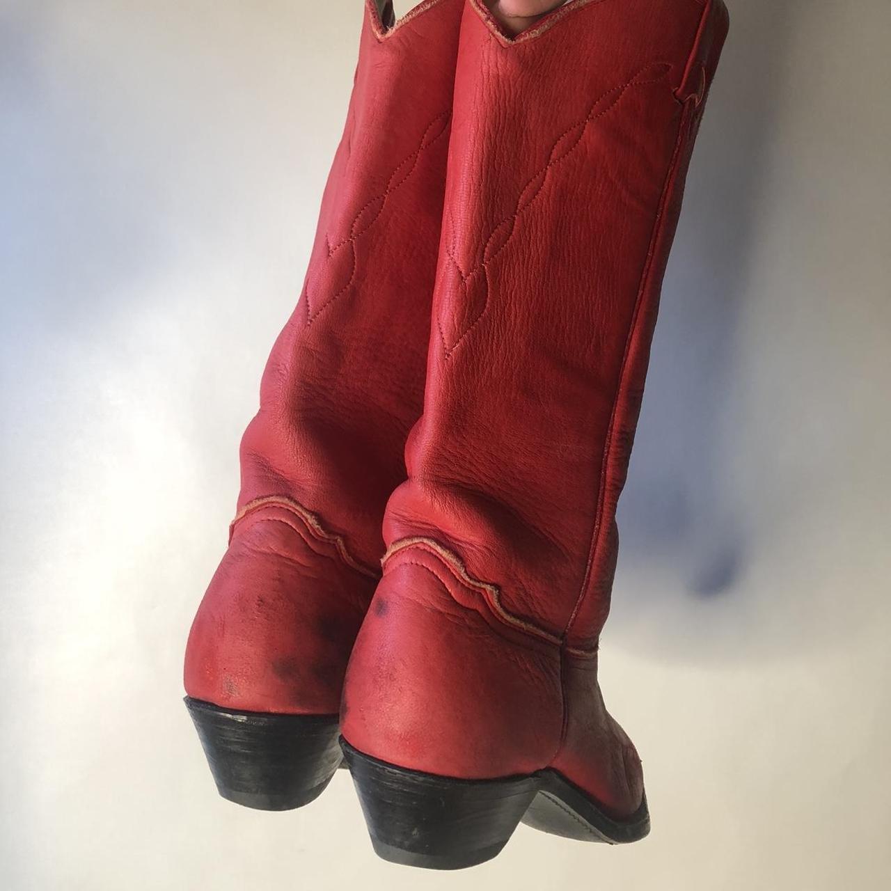 Frye Women's Red Boots (3)