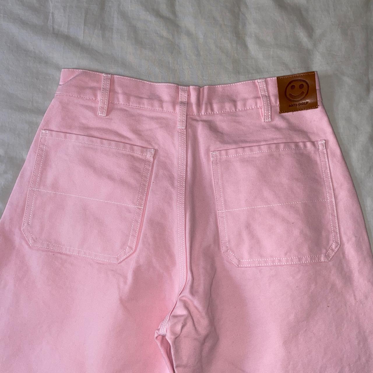 light pink Golf Wang canvas pants - never worn -... - Depop