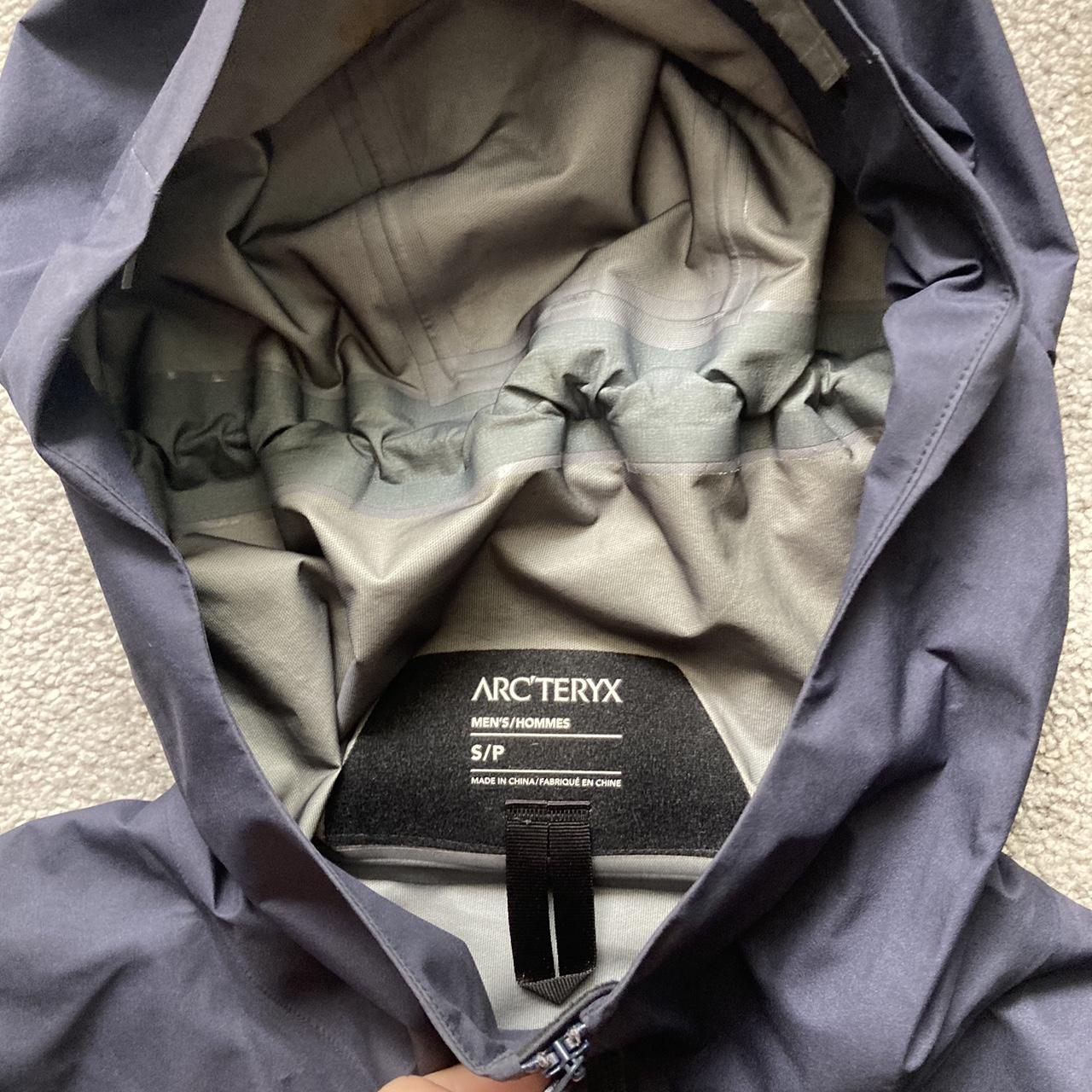 Arcteryx jacket navy Slight scuffs on the front... - Depop