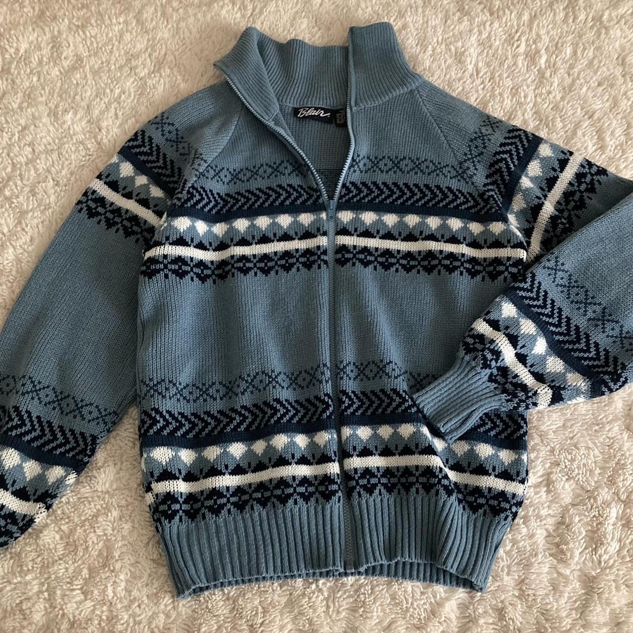 Blair Women S Blue Sweatshirt Depop