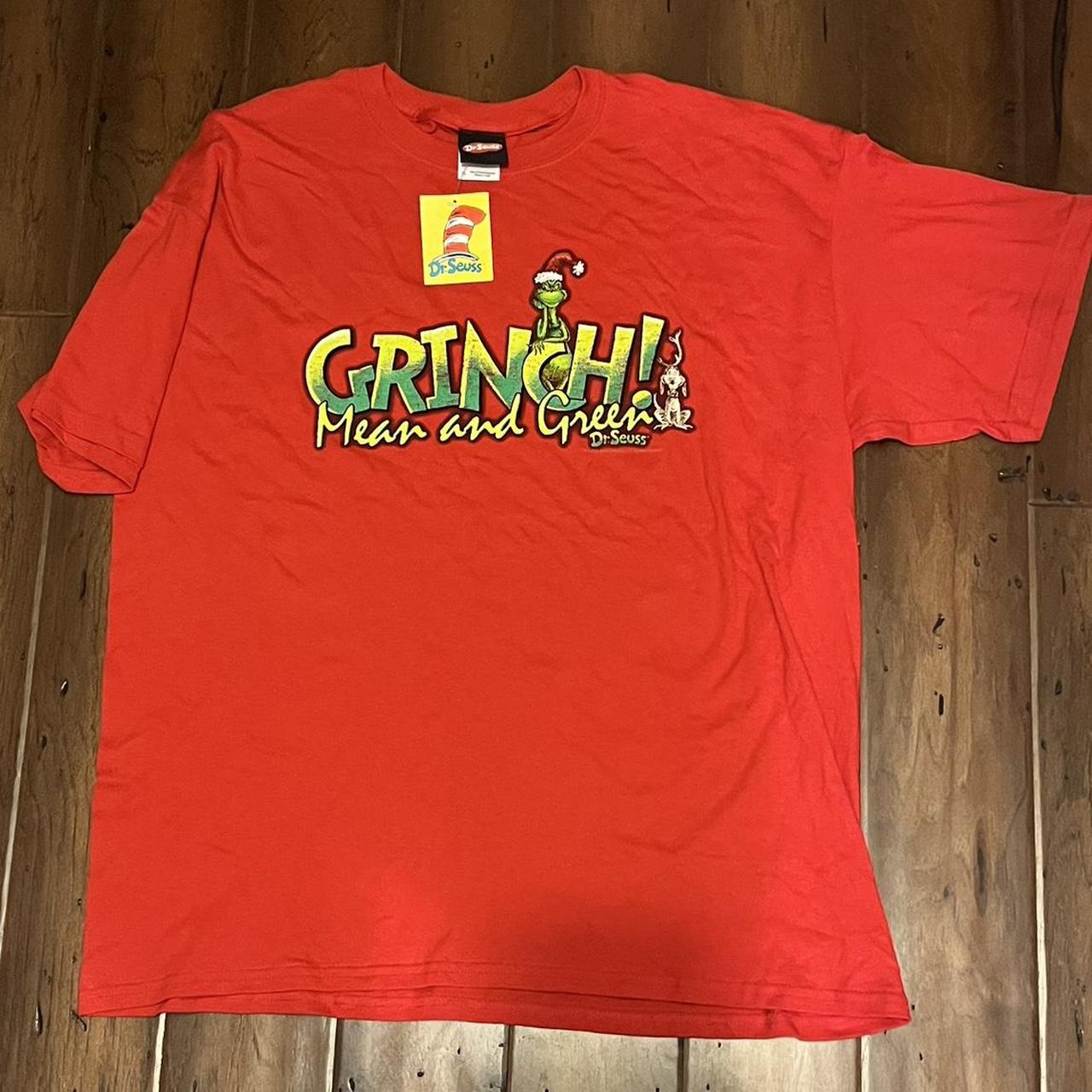 Vintage Grinch Mean And Green With Tags Size Depop