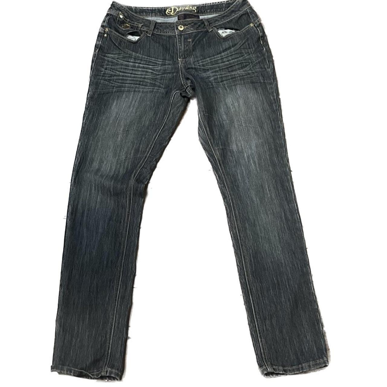 Y2K Doreon Jeans 34x33 -Super Dope Design on back... - Depop
