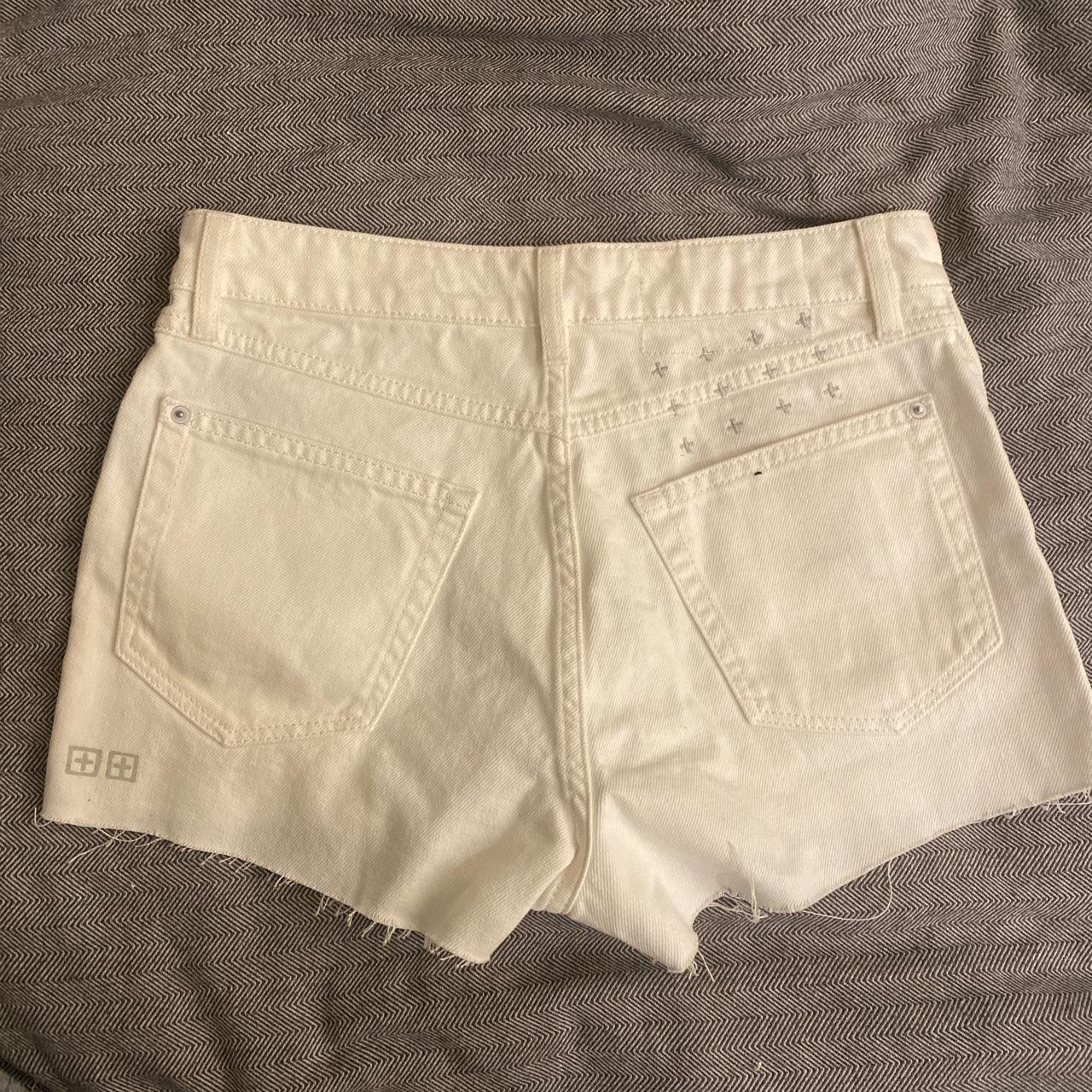 Ksubi Women's White Shorts | Depop