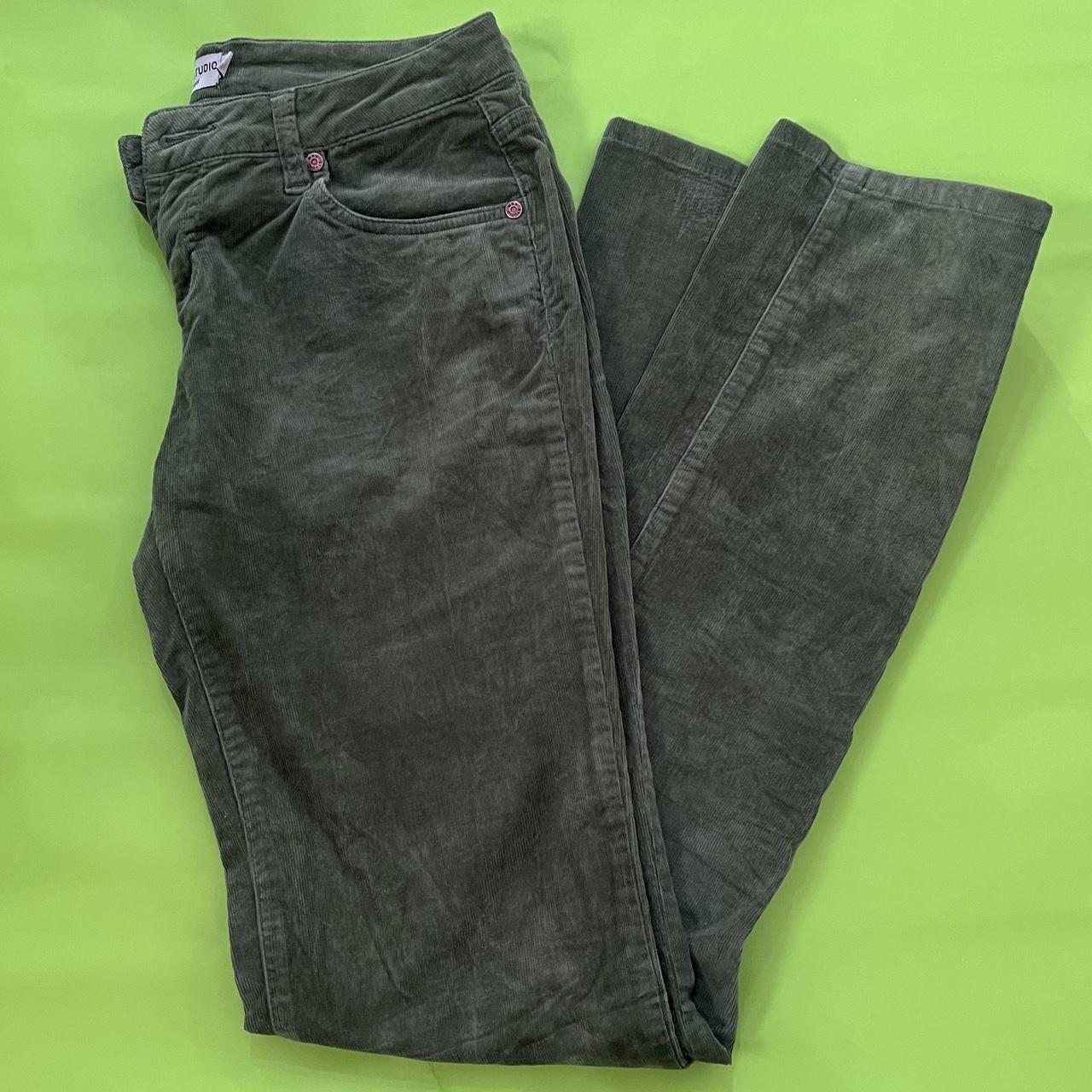 Early 2000s inspired Max studios low rise dark olive... Depop